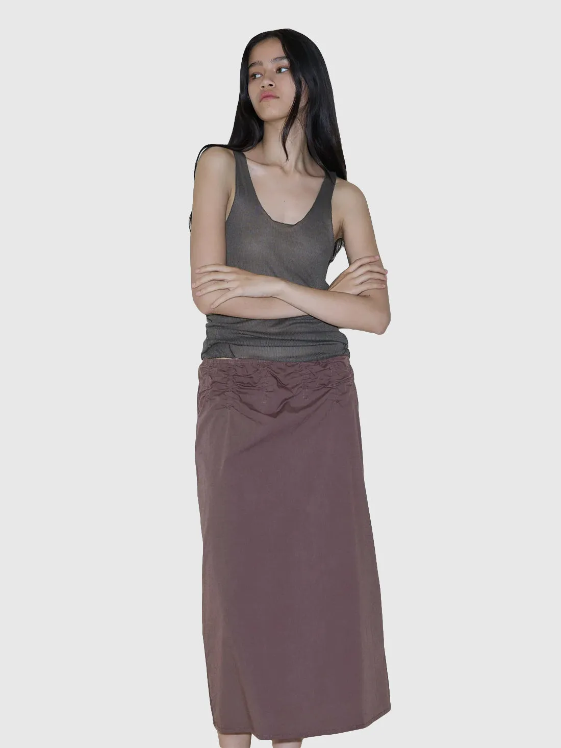 Deiji Studios Knit Tank Stone