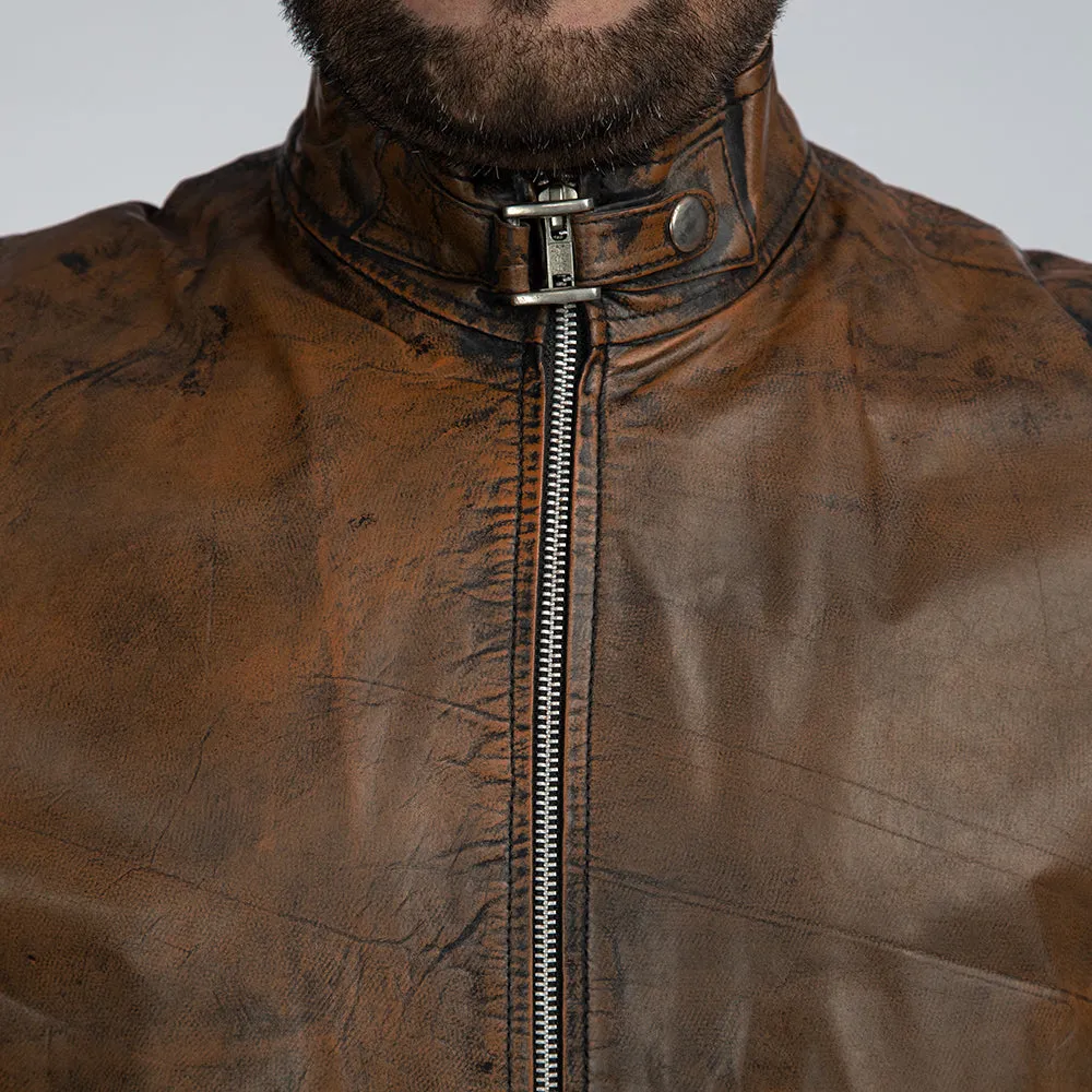 Desert Ranger Brown Leather Jacket