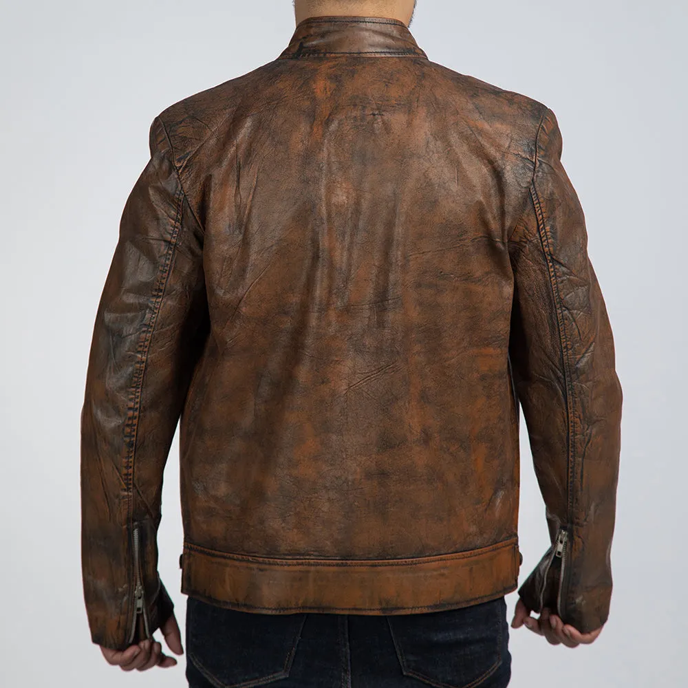 Desert Ranger Brown Leather Jacket
