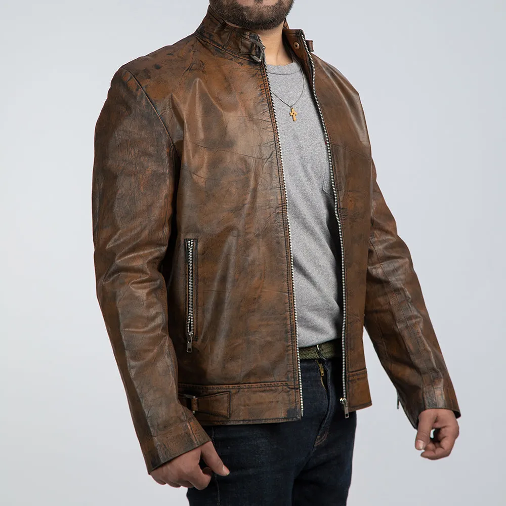 Desert Ranger Brown Leather Jacket