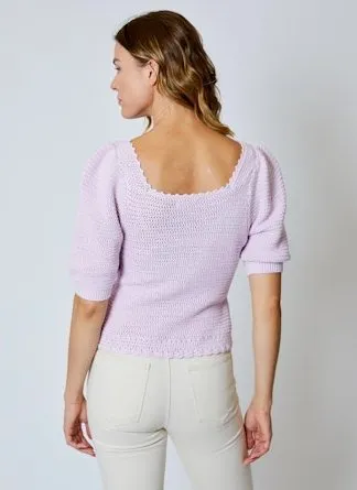 Design History Crochet Feminine Top