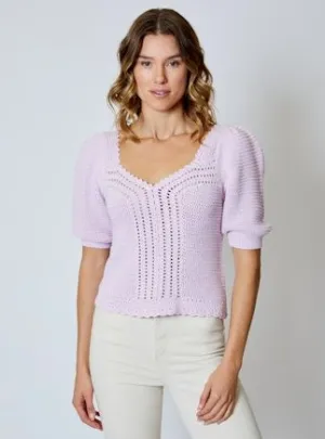 Design History Crochet Feminine Top