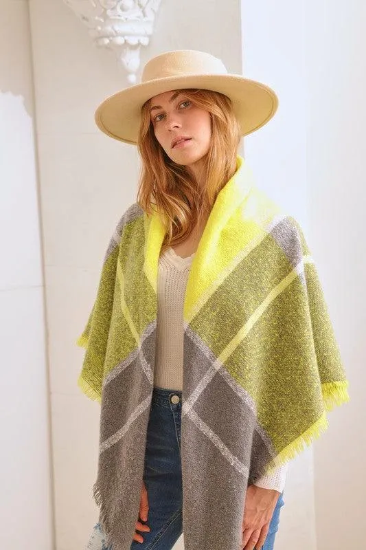 Diana Xl Pattern Checker Scarf