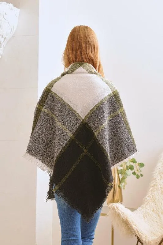 Diana Xl Pattern Checker Scarf