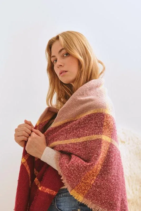 Diana Xl Pattern Checker Scarf