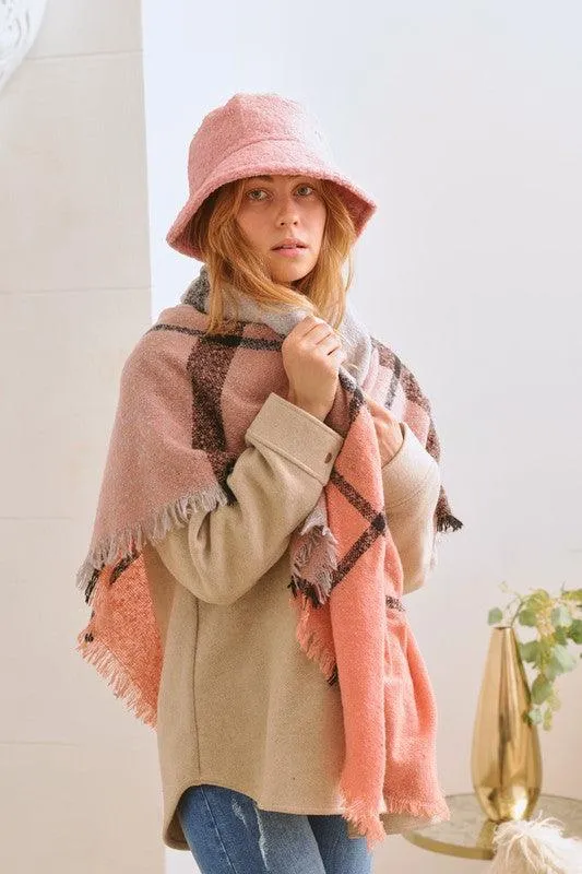 Diana Xl Pattern Checker Scarf