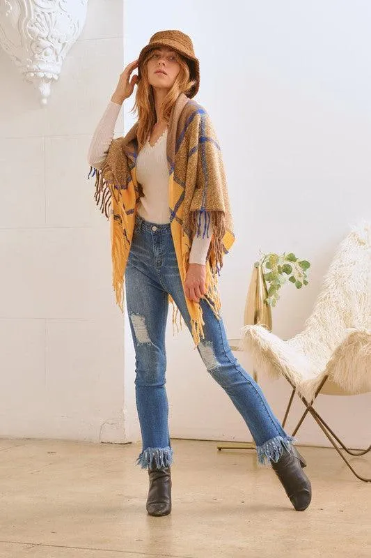 Diana Xl Pattern Checker Scarf