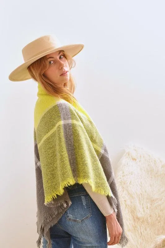 Diana Xl Pattern Checker Scarf