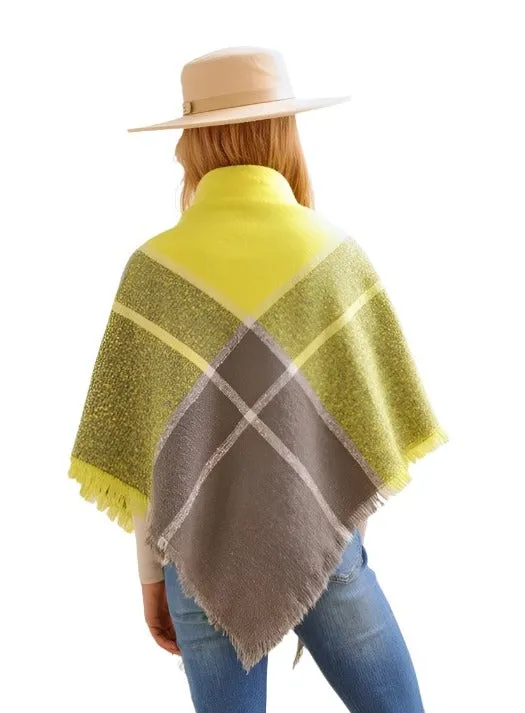Diana Xl Pattern Checker Scarf