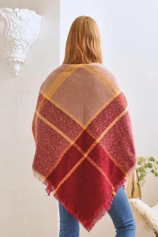 Diana Xl Pattern Checker Scarf
