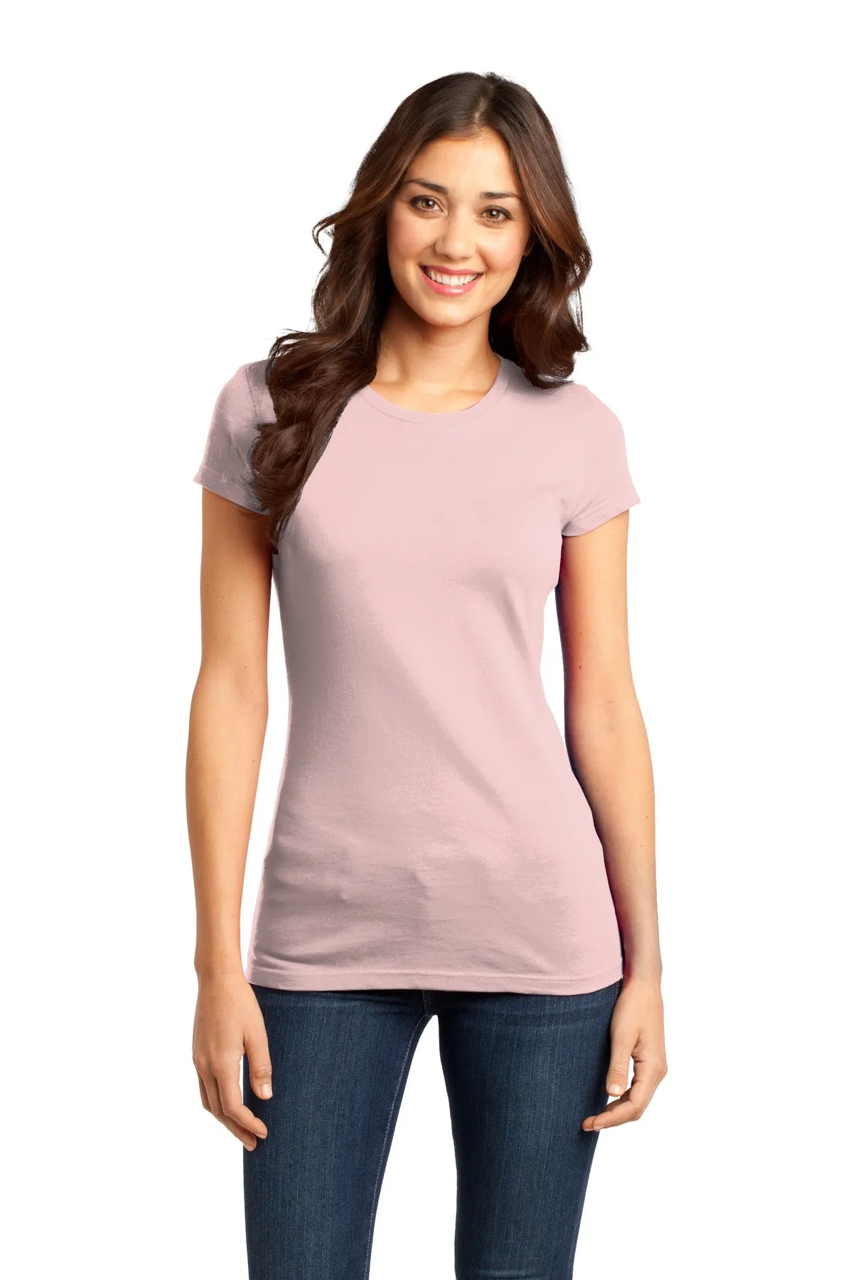 District Women's Fitted Very Important Tee. DT6001 1 of 3