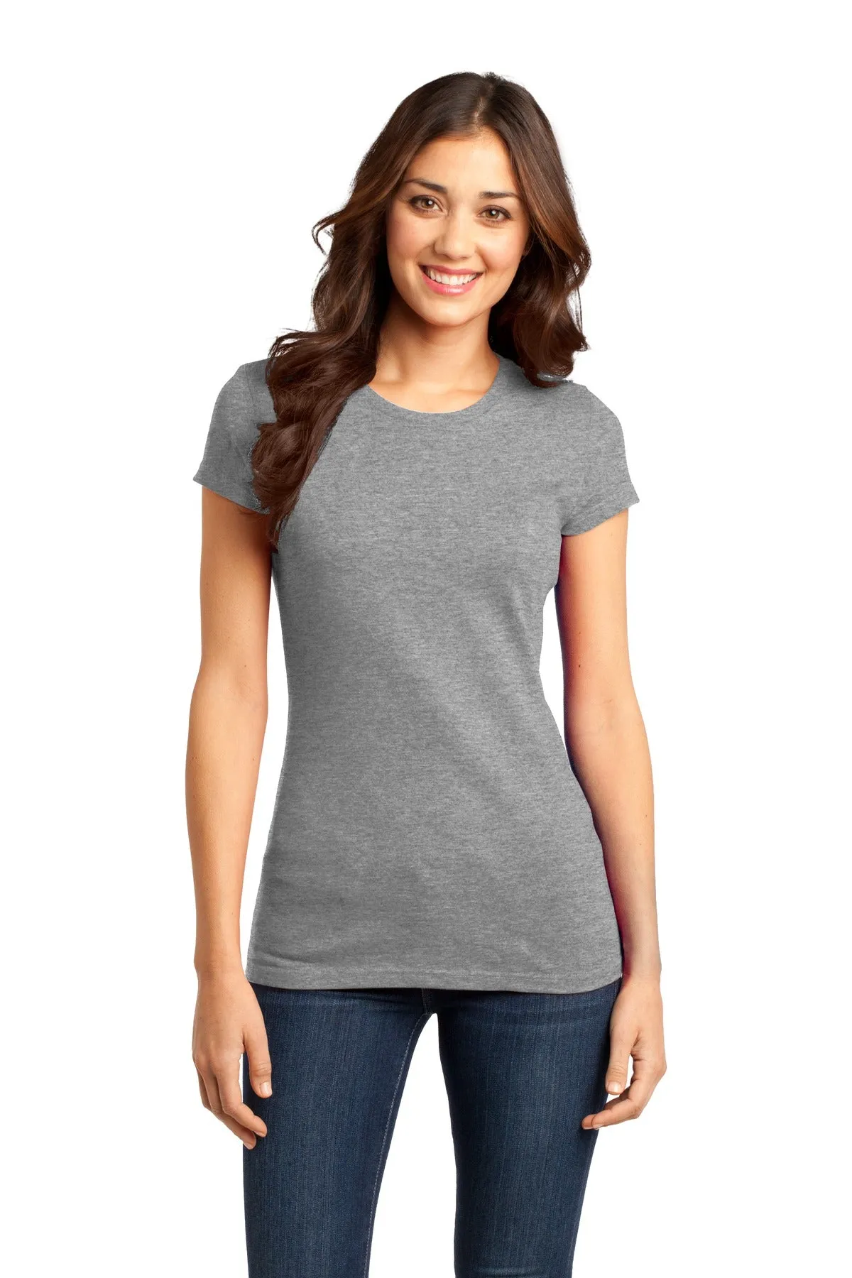 District Women's Fitted Very Important Tee. DT6001 1 of 3