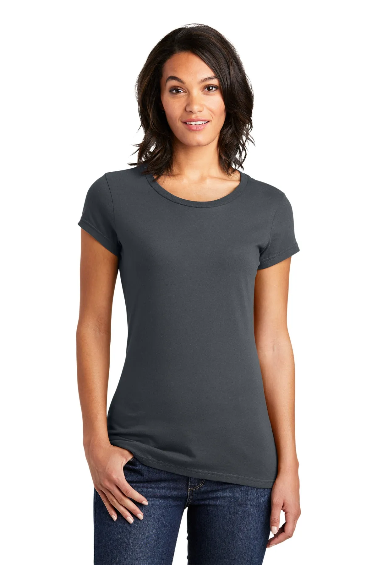 District Women's Fitted Very Important Tee. DT6001 2 of 3