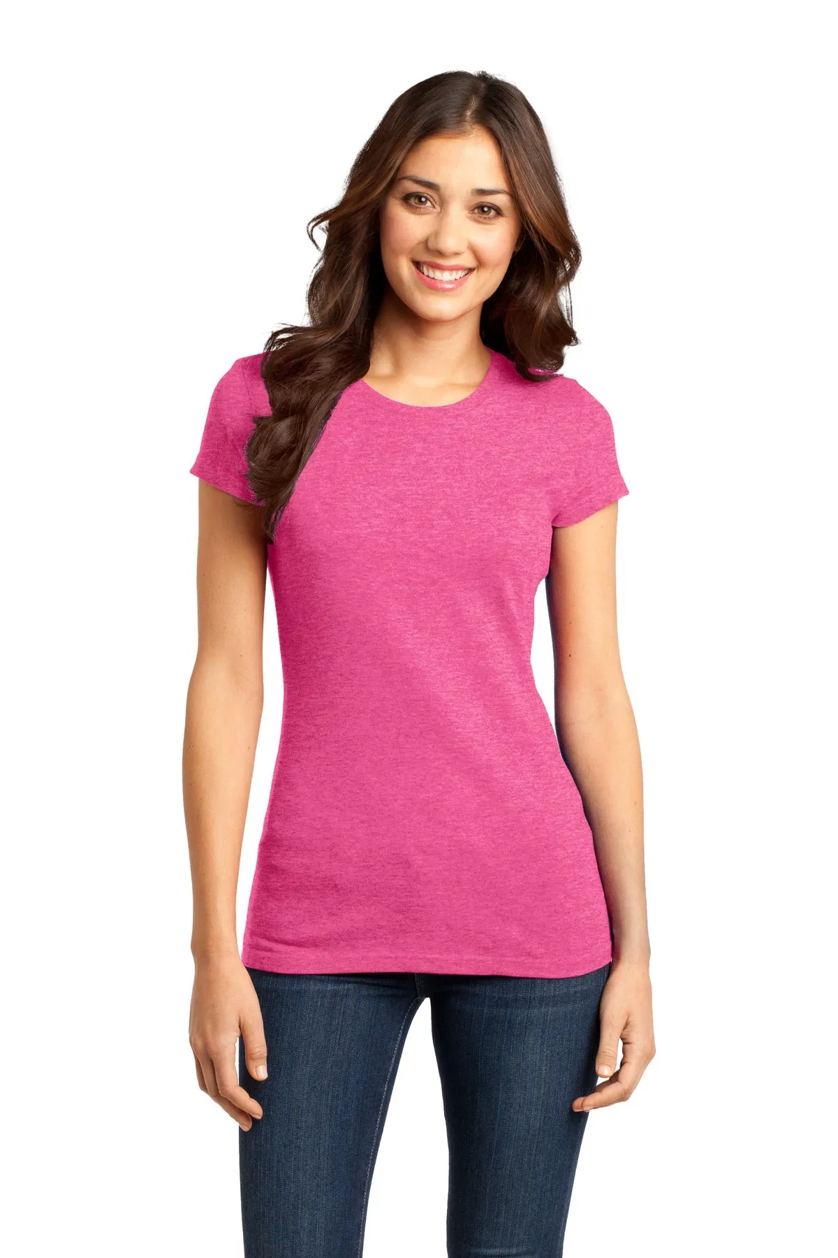 District Women's Fitted Very Important Tee. DT6001 2 of 3