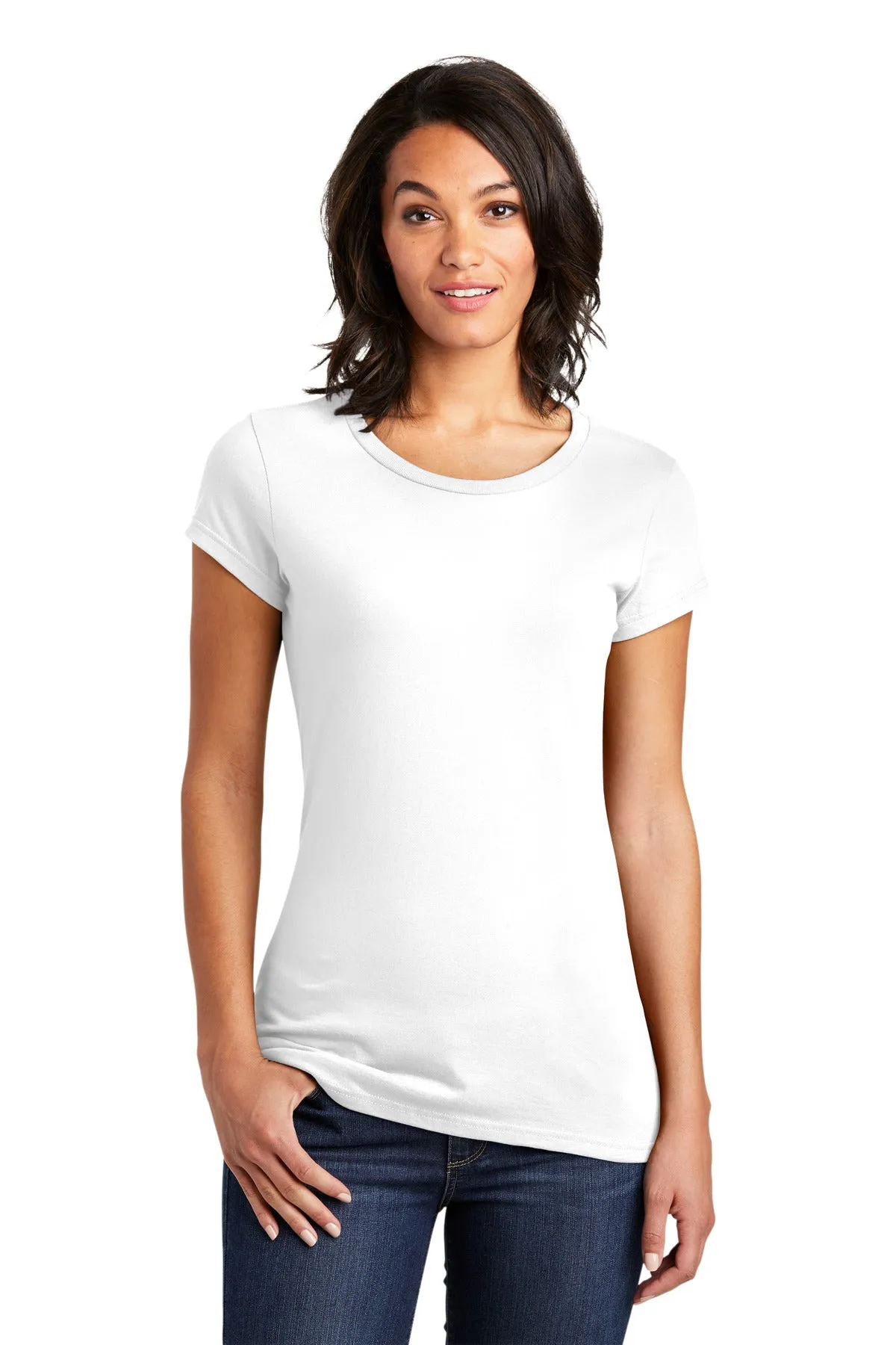 District Women's Fitted Very Important Tee. DT6001