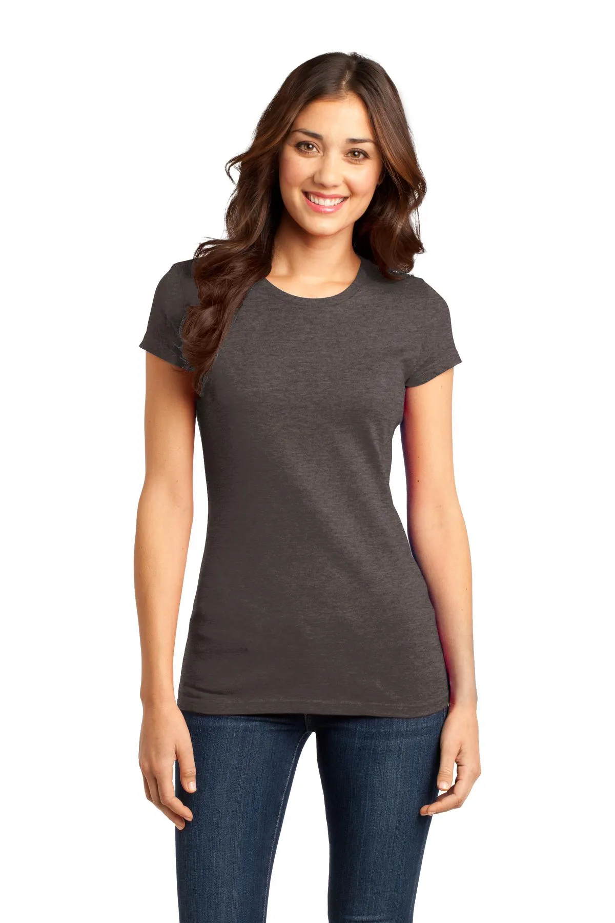 District Women's Fitted Very Important Tee. DT6001