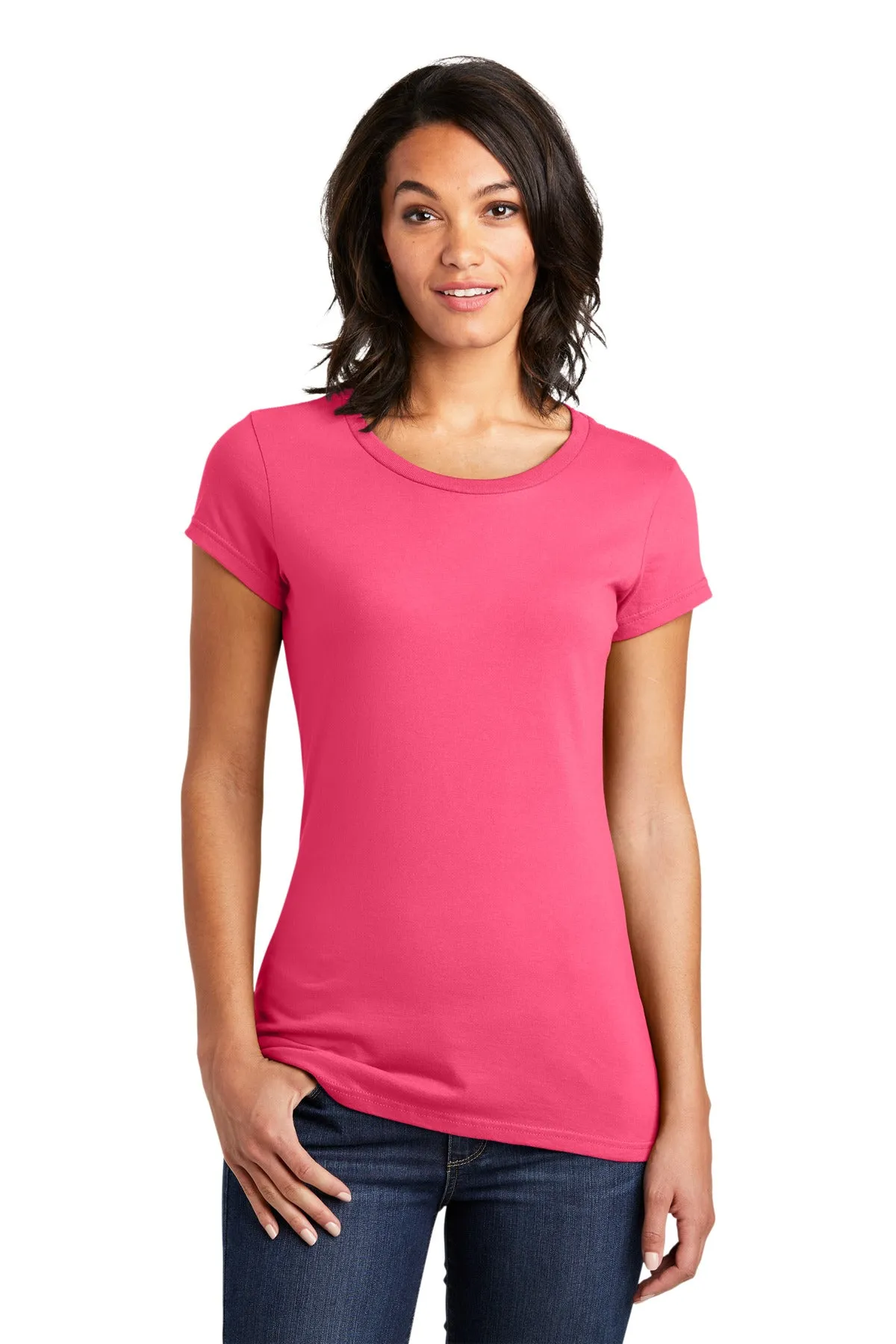 District Women's Fitted Very Important Tee. DT6001