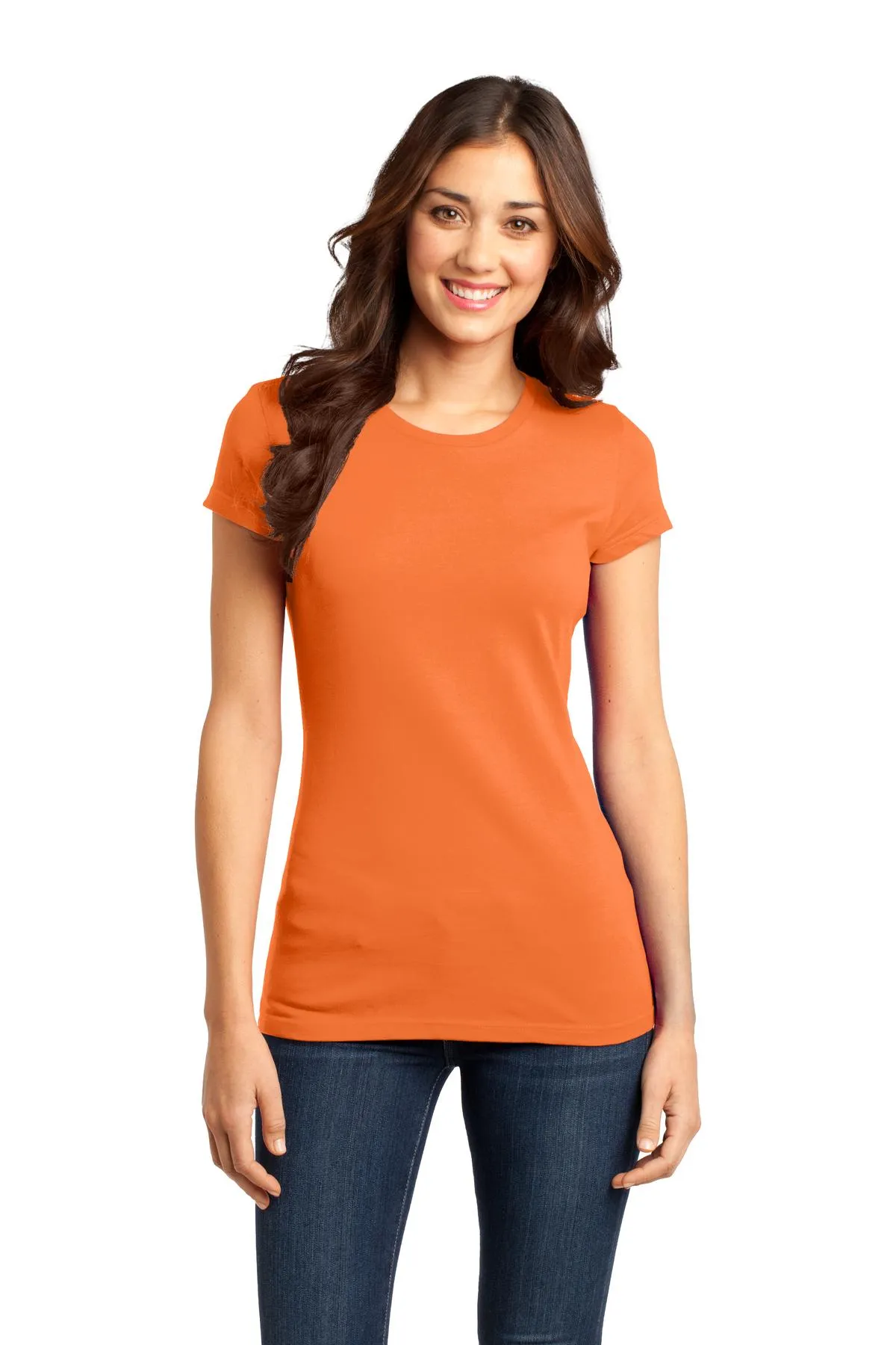 District Women's Fitted Very Important Tee. DT6001