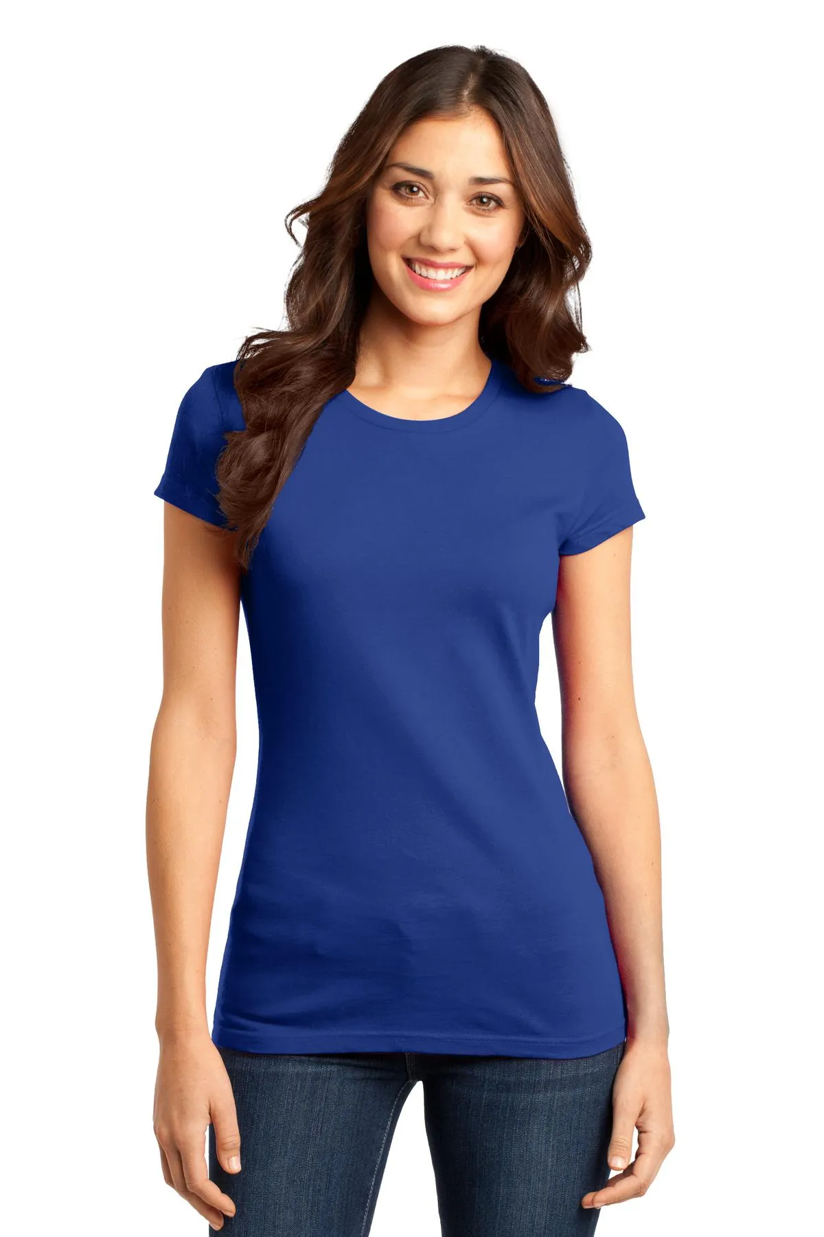 District Women's Fitted Very Important Tee. DT6001