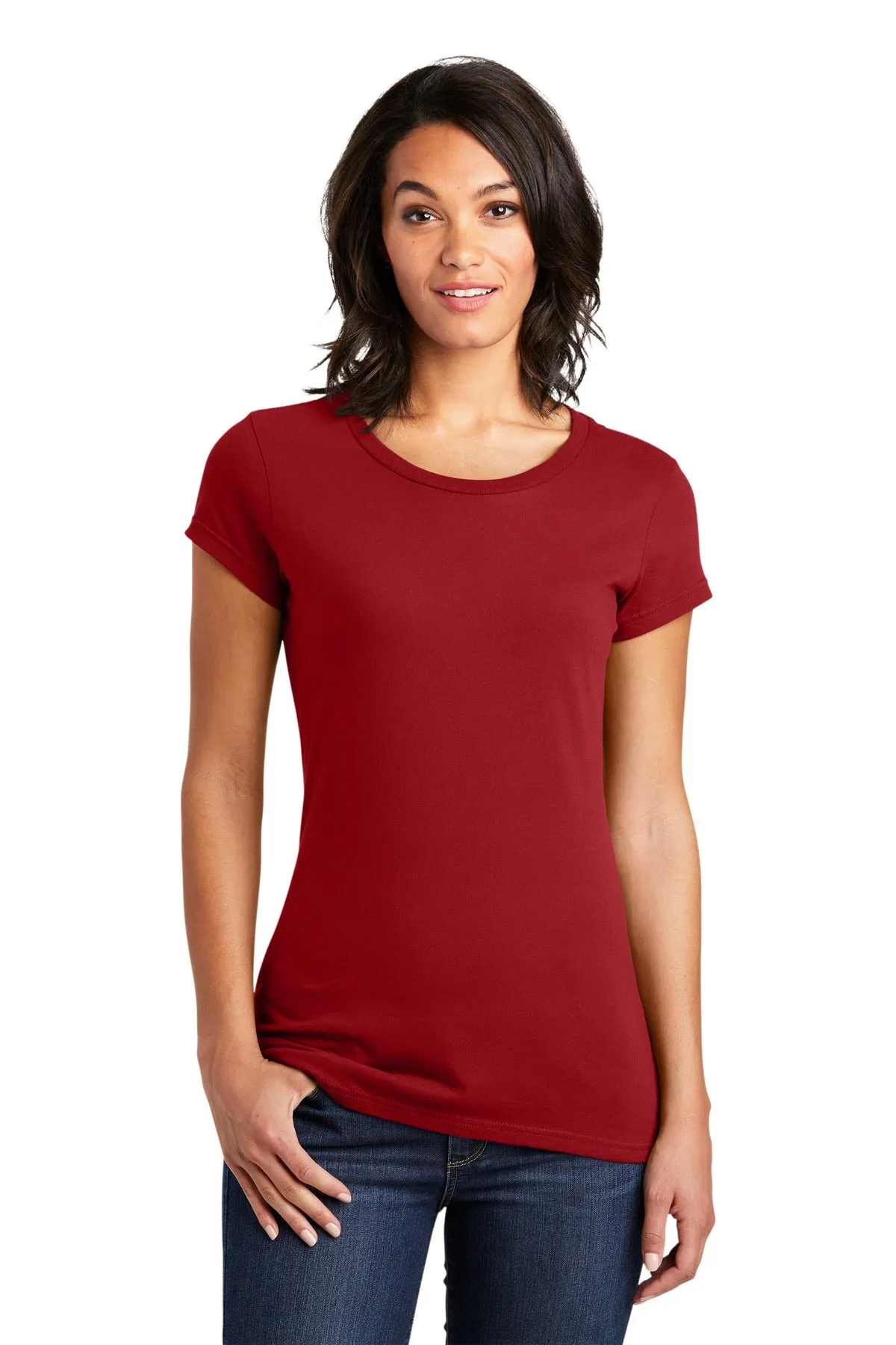District Women's Fitted Very Important Tee. DT6001