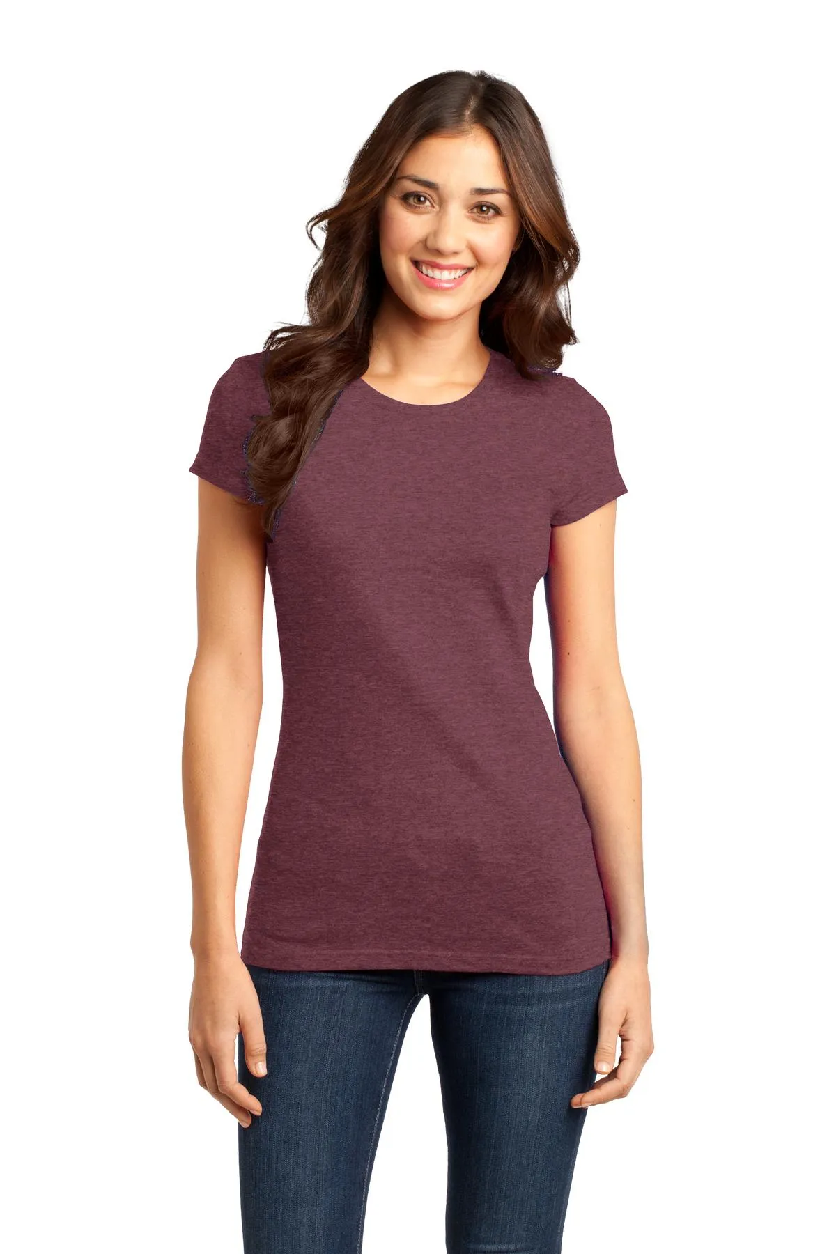 District Women's Fitted Very Important Tee. DT6001