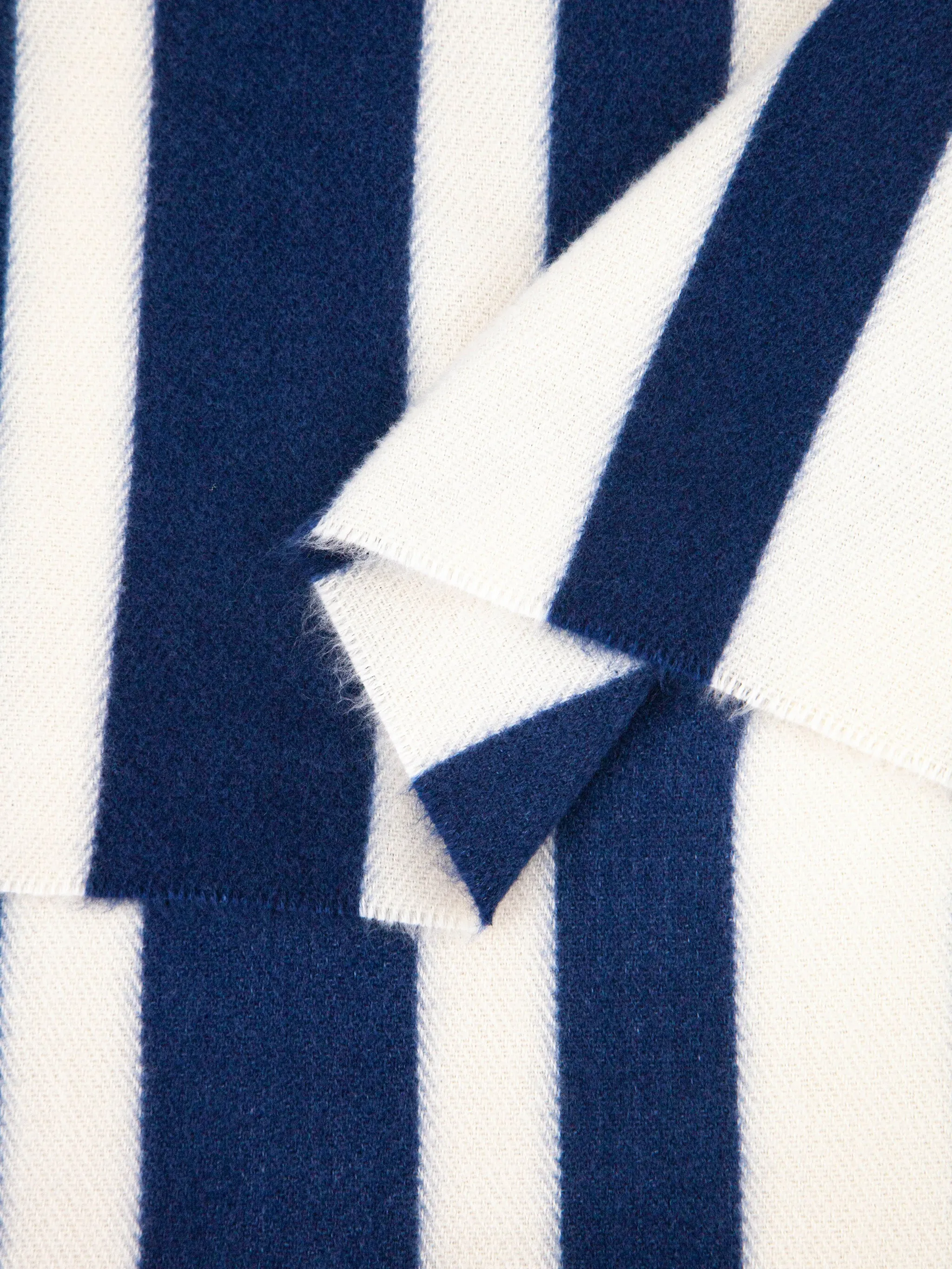 Dot Midweight Scarf - Navy Blue, Geometric