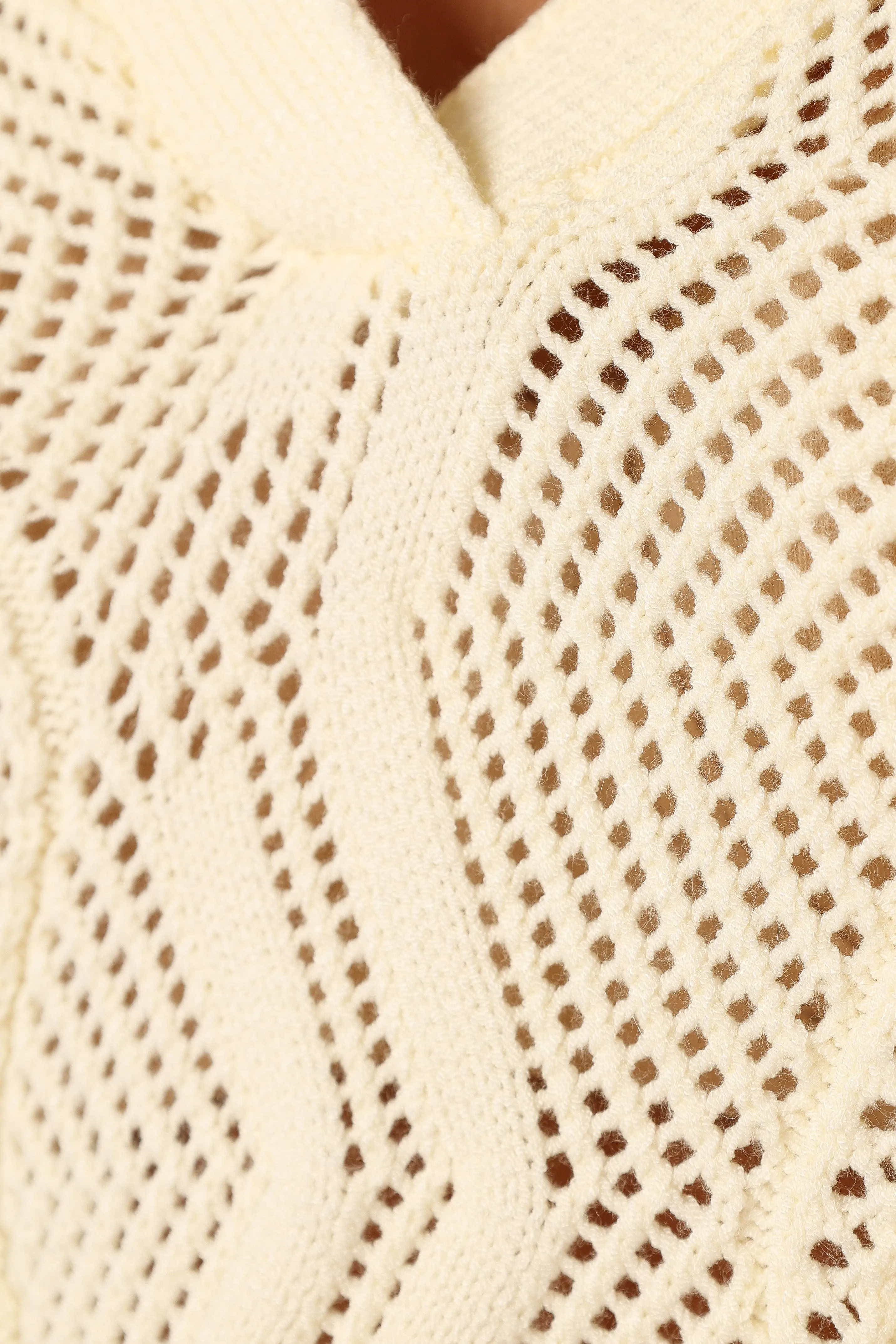 Ele Knit Top - Cream