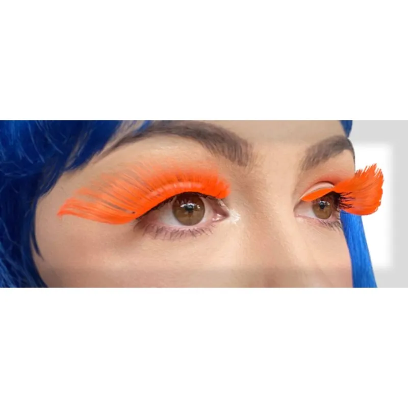 Eyelashes - Neon Orange
