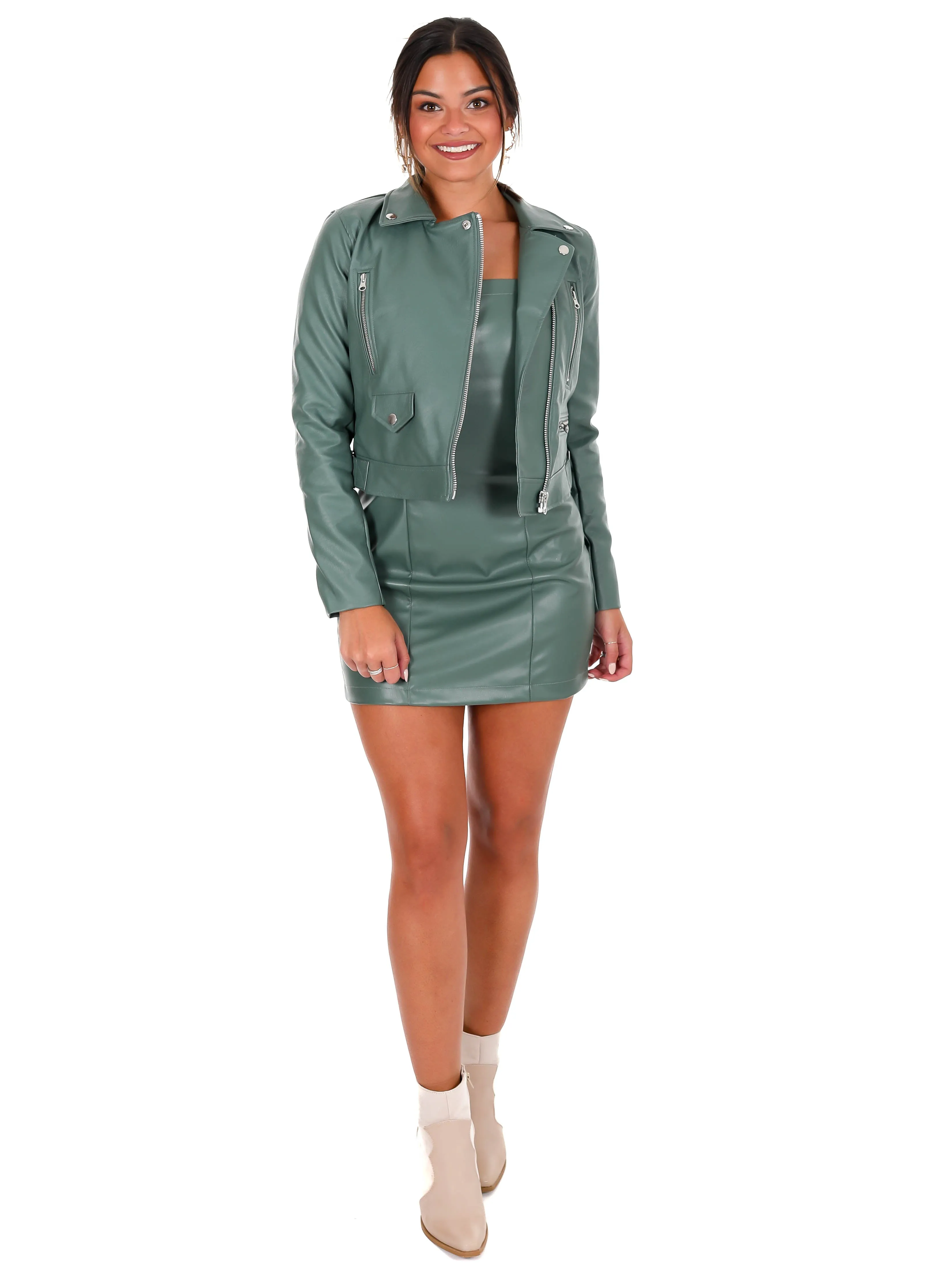 Feeling Good Moto Leather Jacket