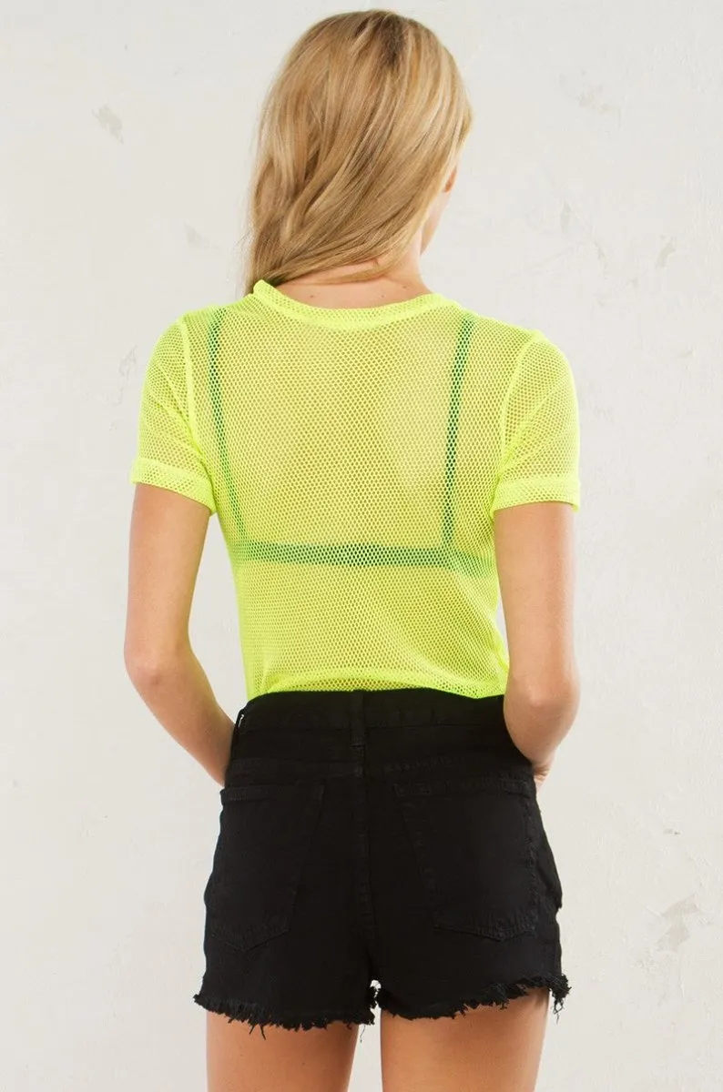Fishnet Top Short Sleeves (7 colours)