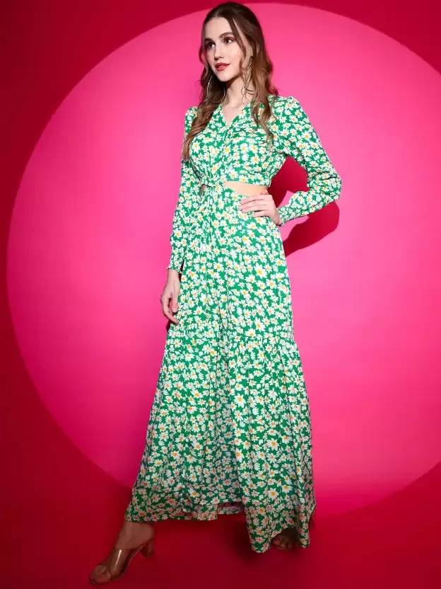 Floral Elegance Maxi Dress