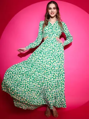 Floral Elegance Maxi Dress