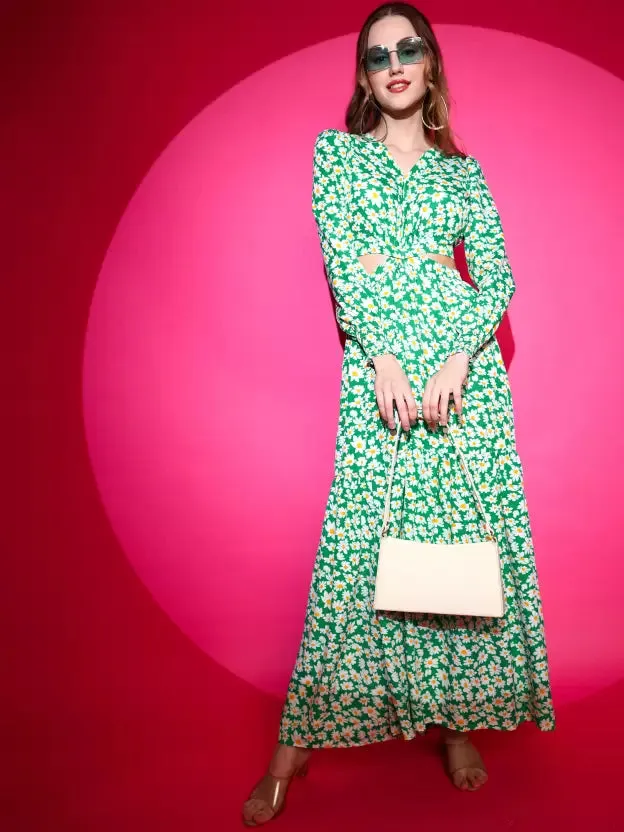 Floral Elegance Maxi Dress