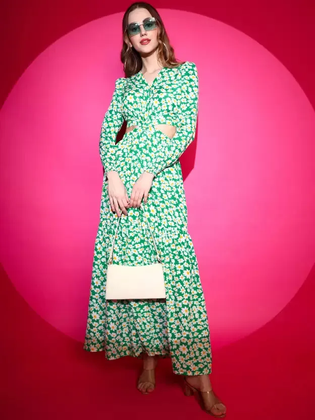 Floral Elegance Maxi Dress