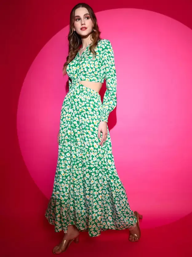 Floral Elegance Maxi Dress