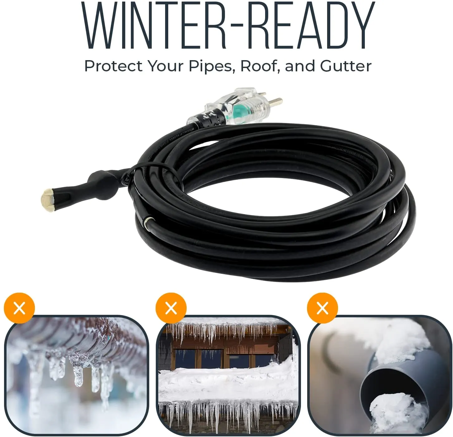 Freeze Protection Cable For Pipes