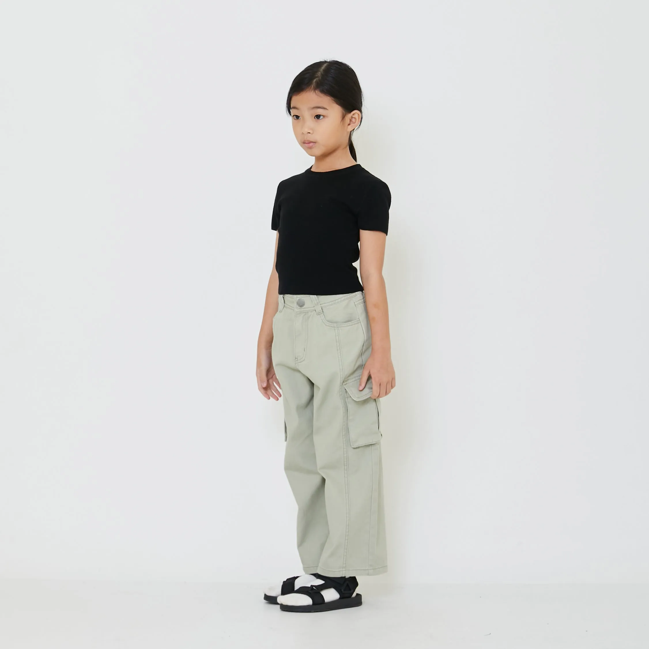Girl Knit Cropped Top - SG2310077
