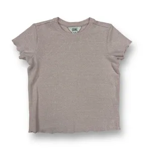 Girls Athleta Girl Size 7 Light Purple Soft Knit Ribbed Top