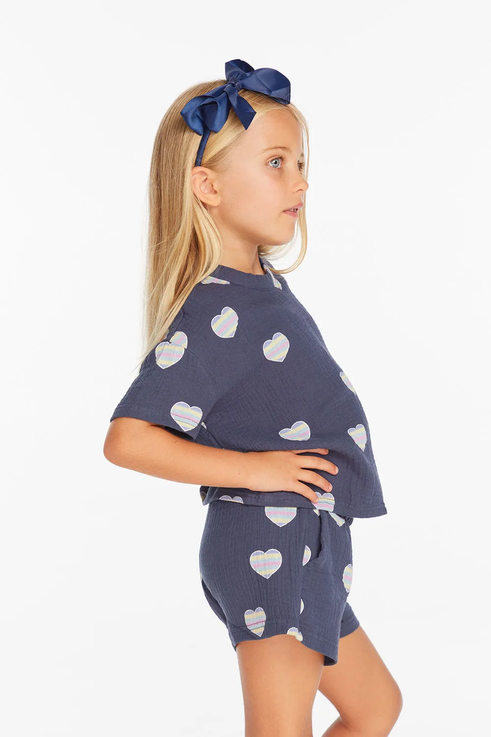 Girls Blue Beach Shirt