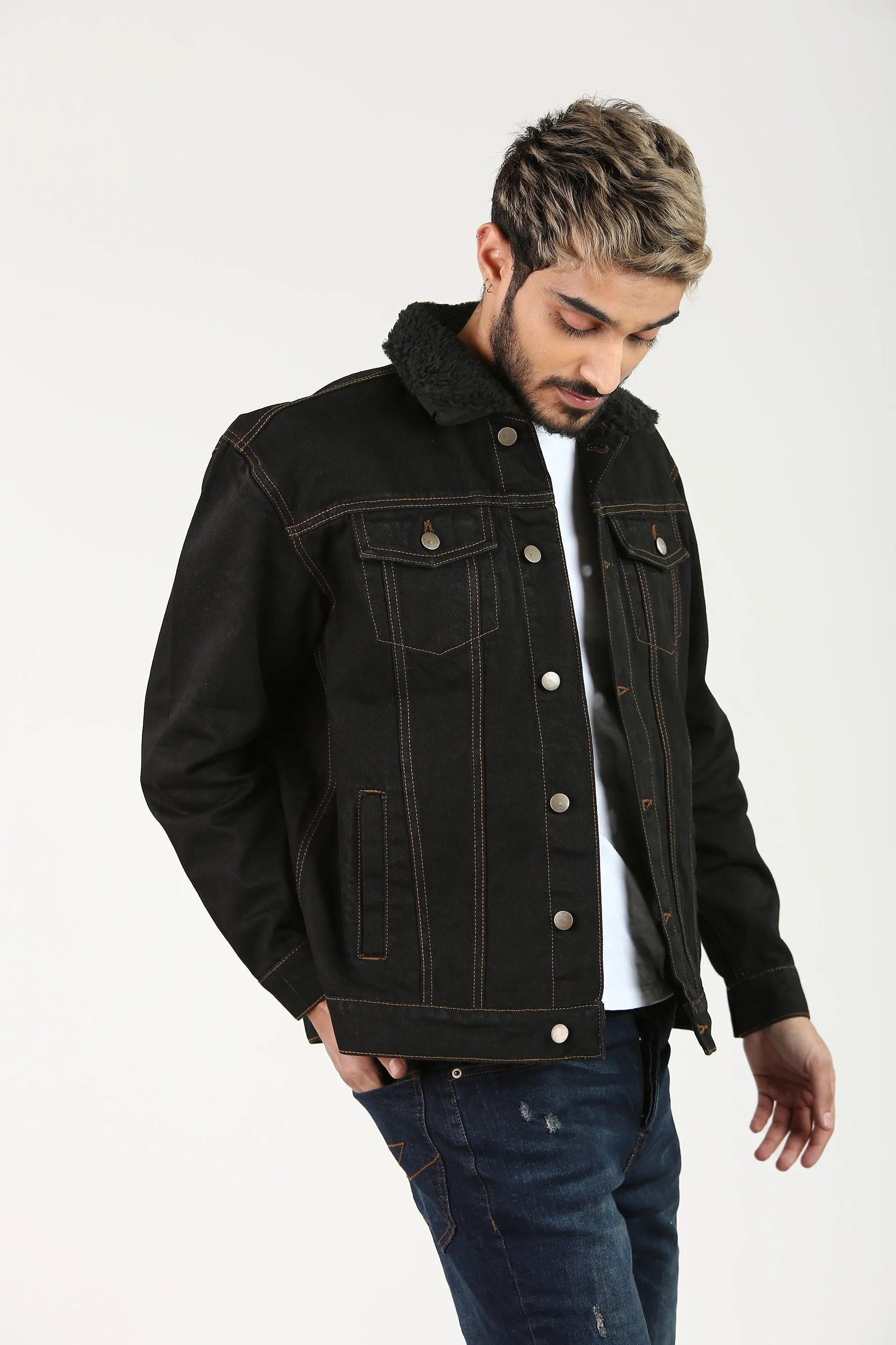 GM Jacket Black Sherpa