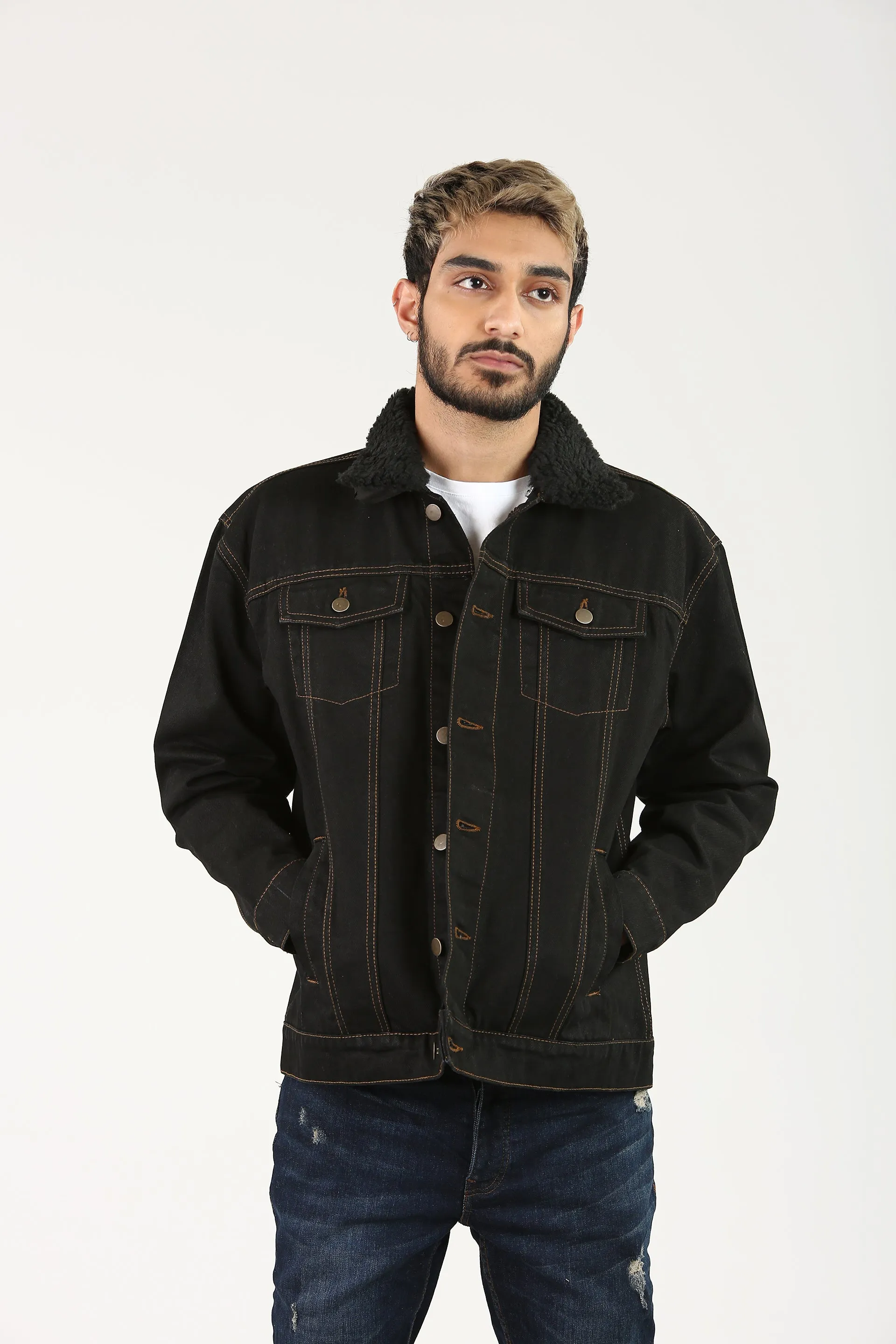GM Jacket Black Sherpa