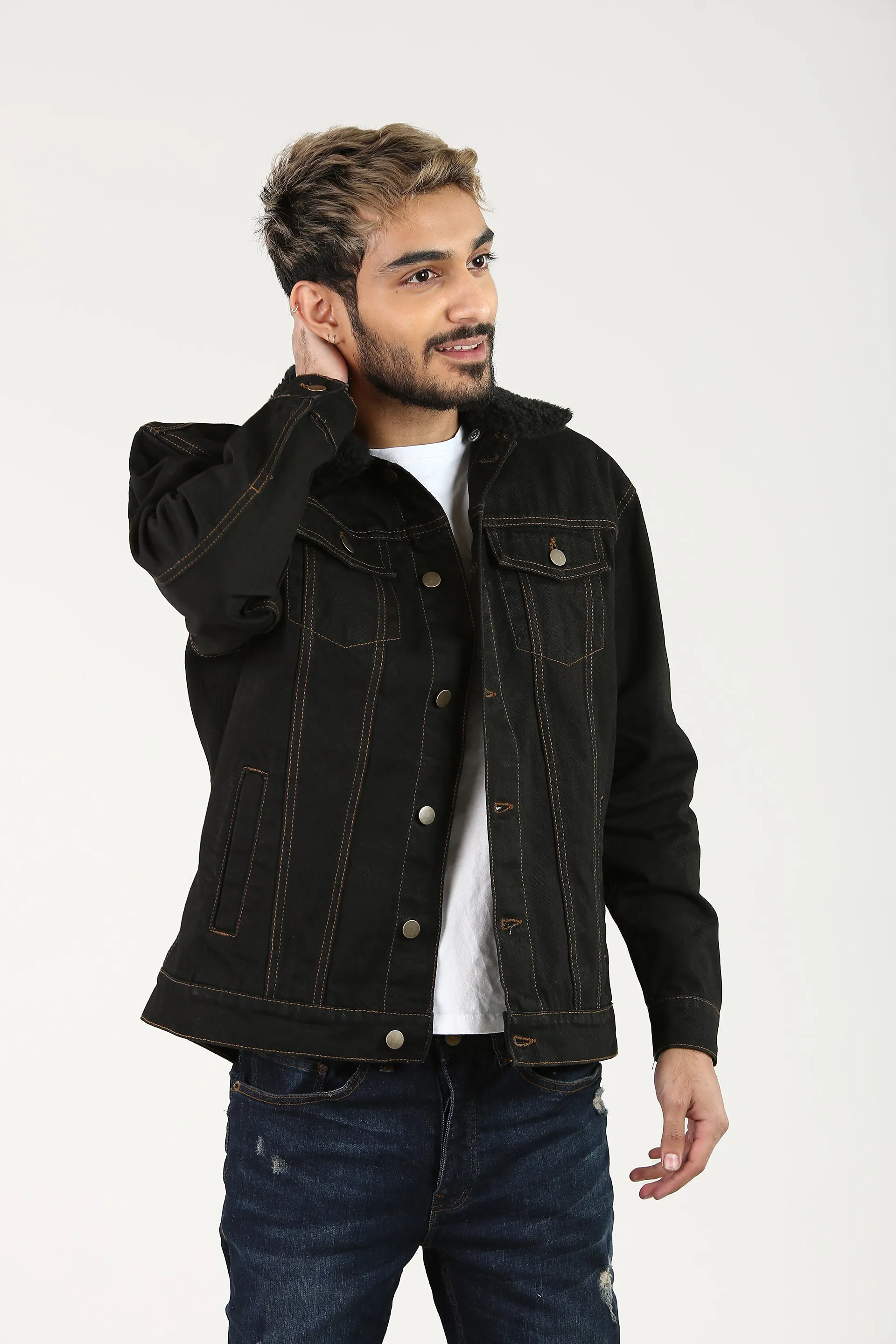 GM Jacket Black Sherpa