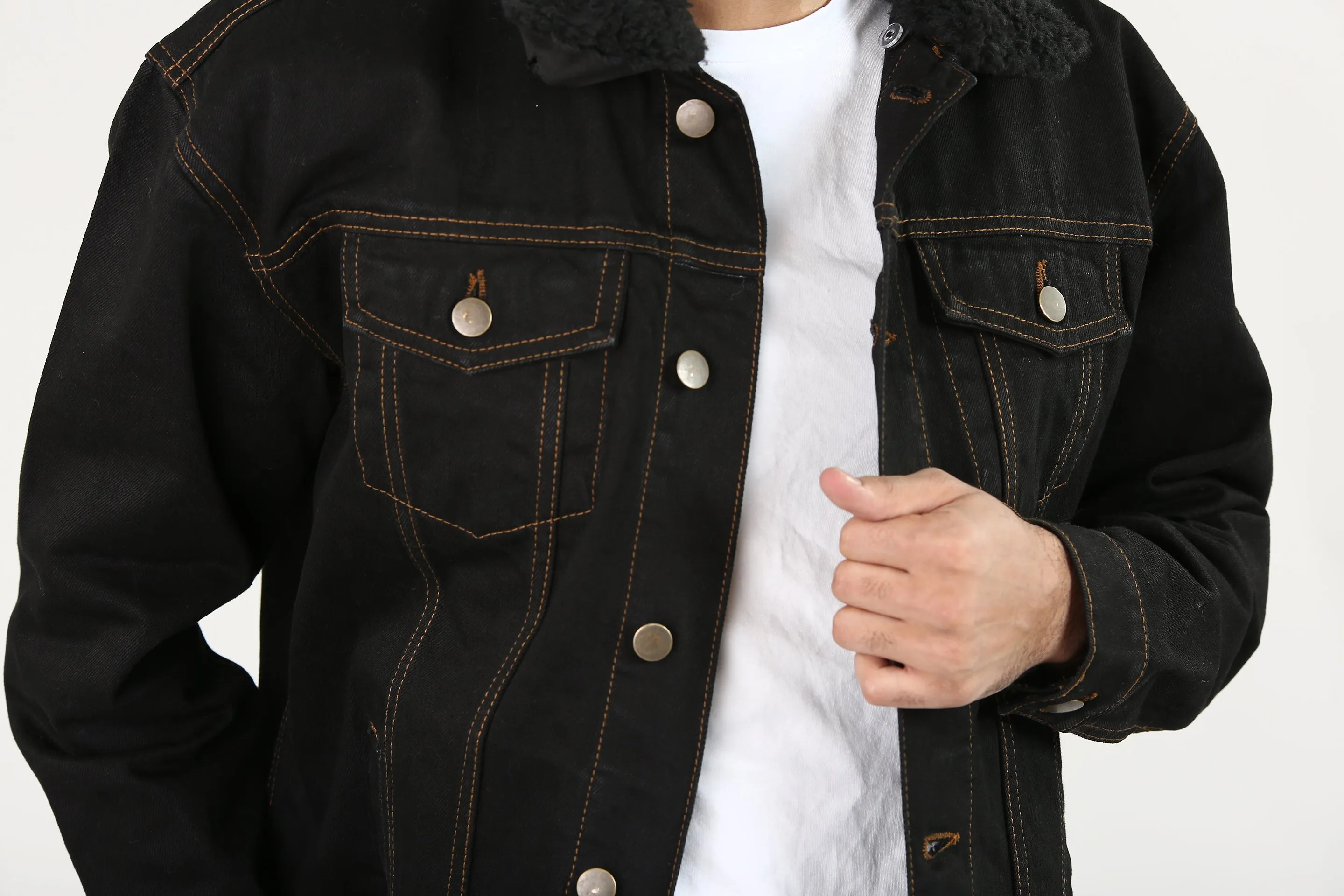 GM Jacket Black Sherpa