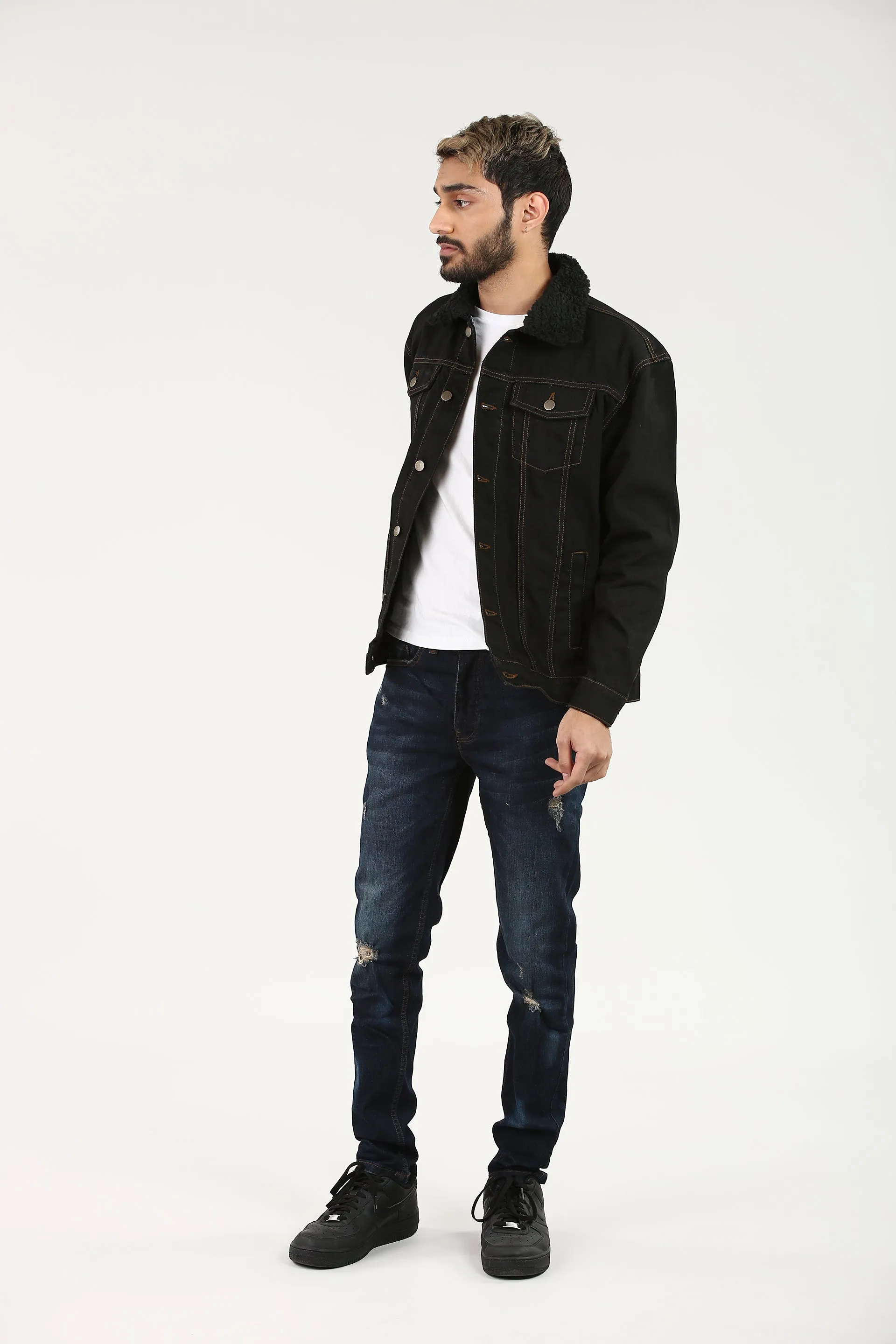 GM Jacket Black Sherpa