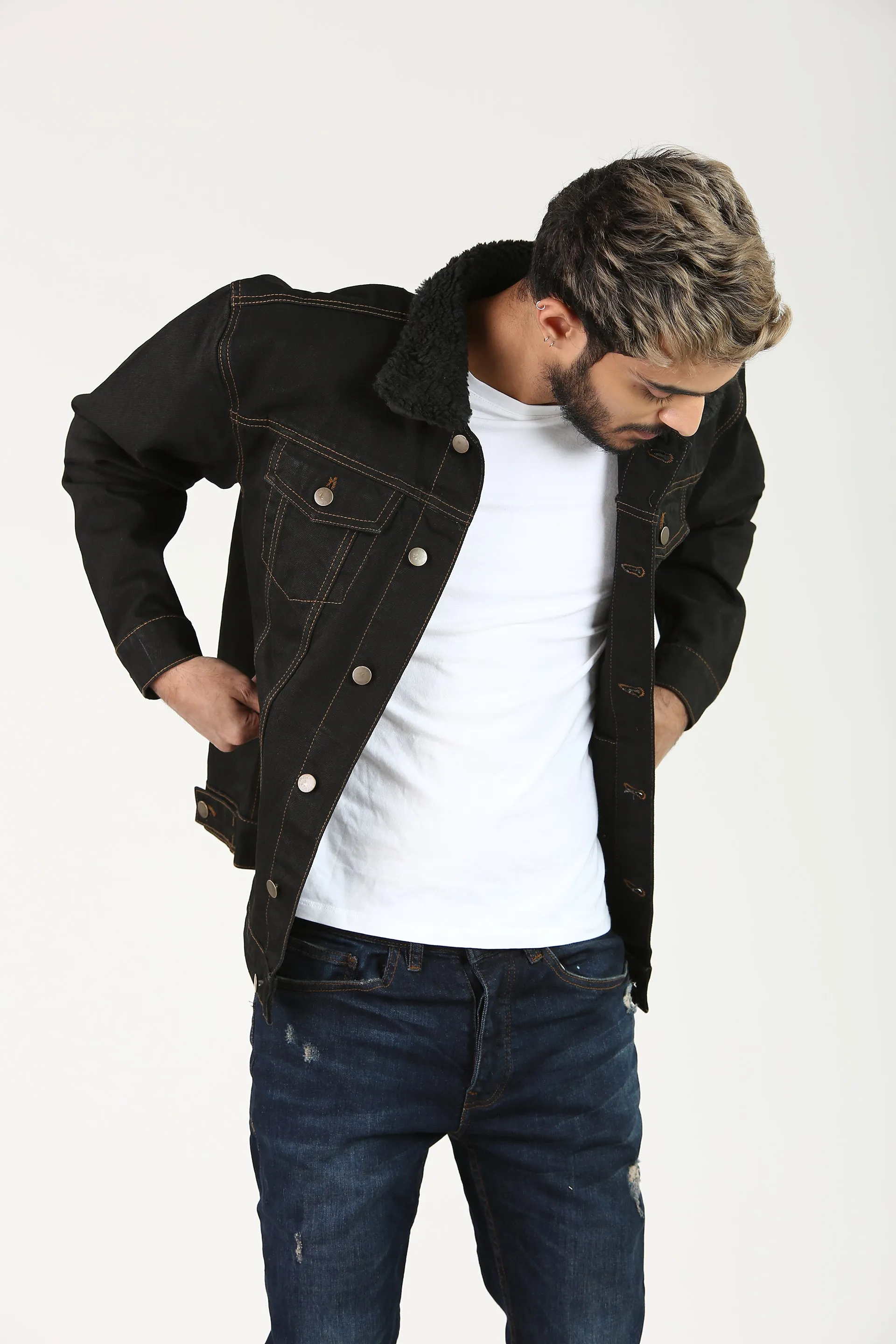 GM Jacket Black Sherpa