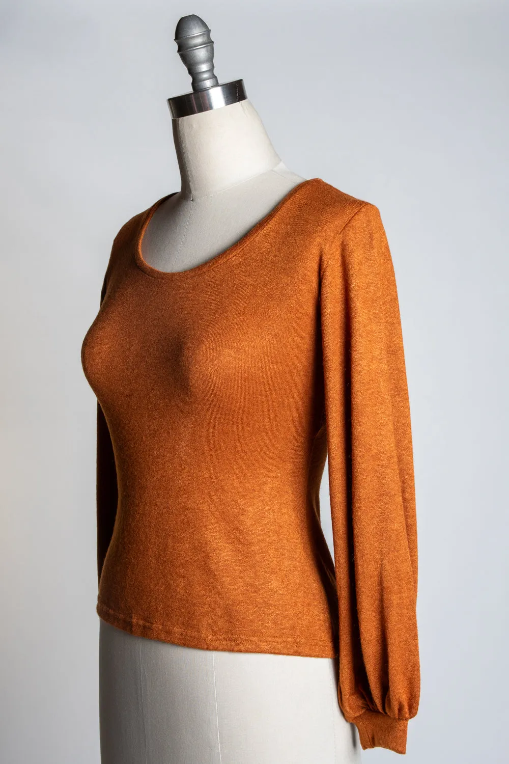 Grace Top - Softie Knit, Cinnamon