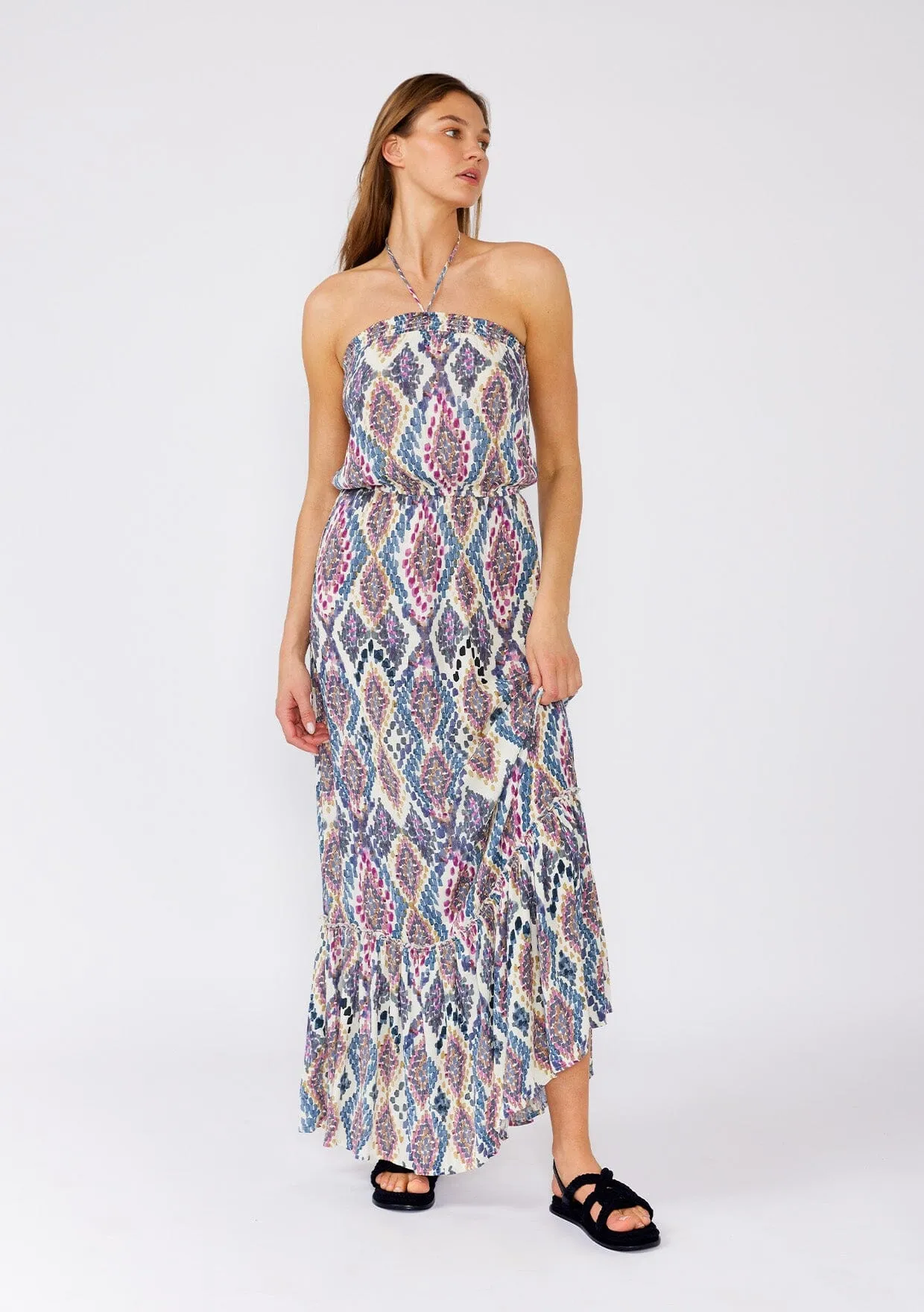 Great Escape Halter Maxi Dress