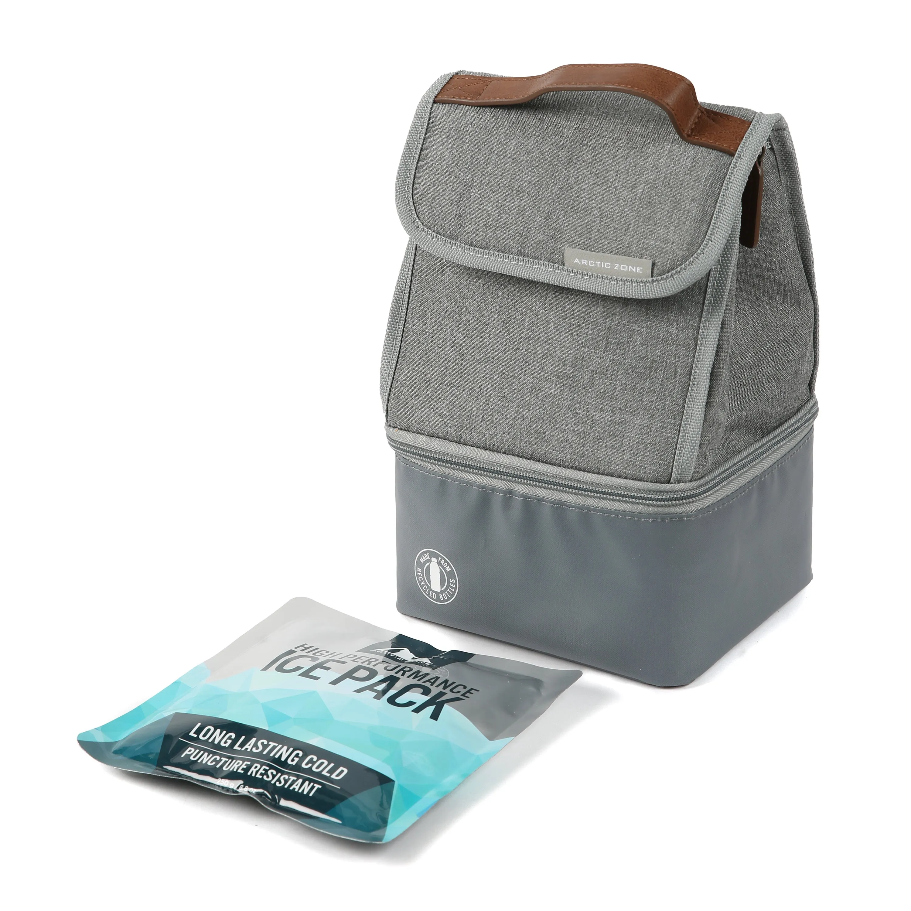 Heathered Eco Dual Compartment Hi-Top Lunch Pack