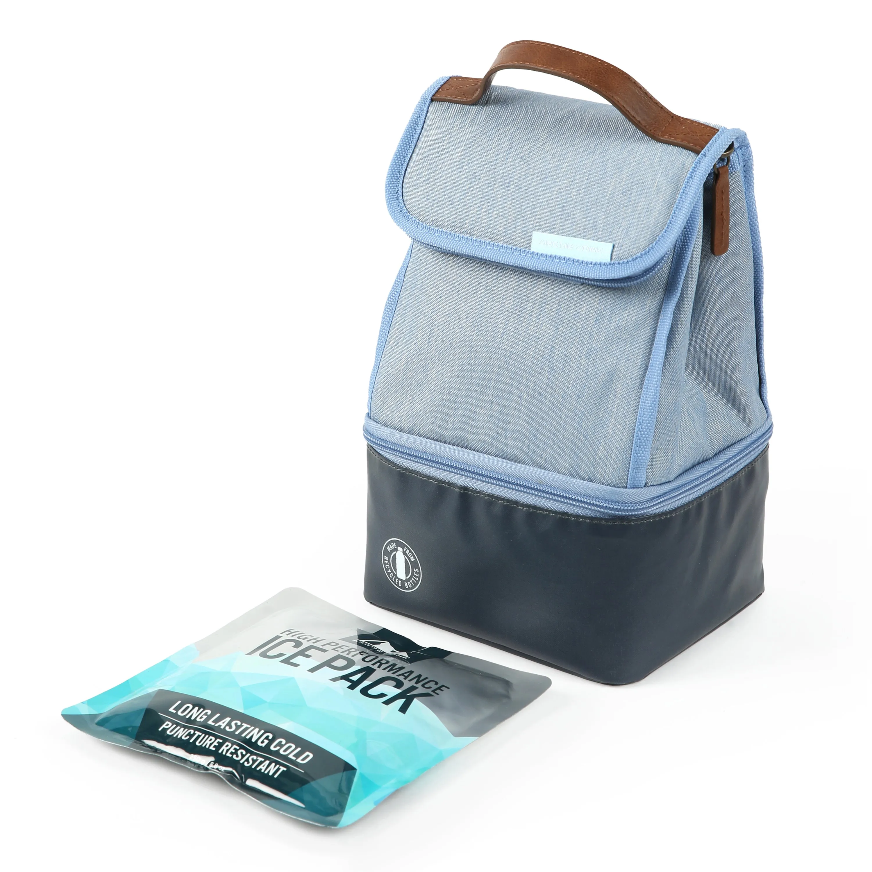 Heathered Eco Dual Compartment Hi-Top Lunch Pack