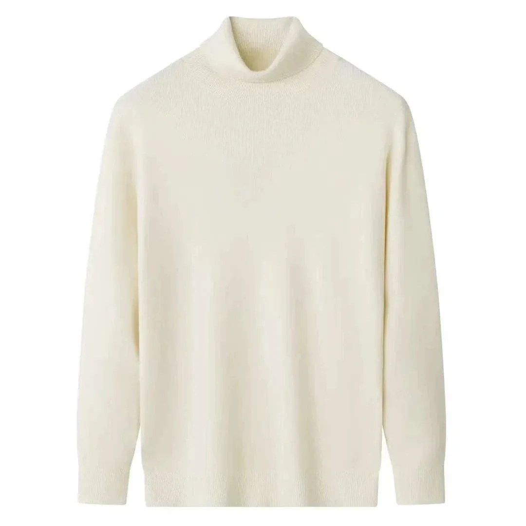 High-turtleneck classic sweater